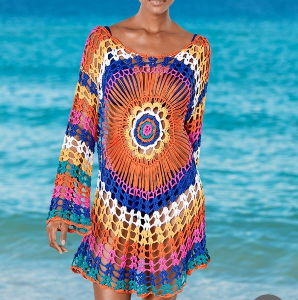 Crochet Detail Cover-Up
